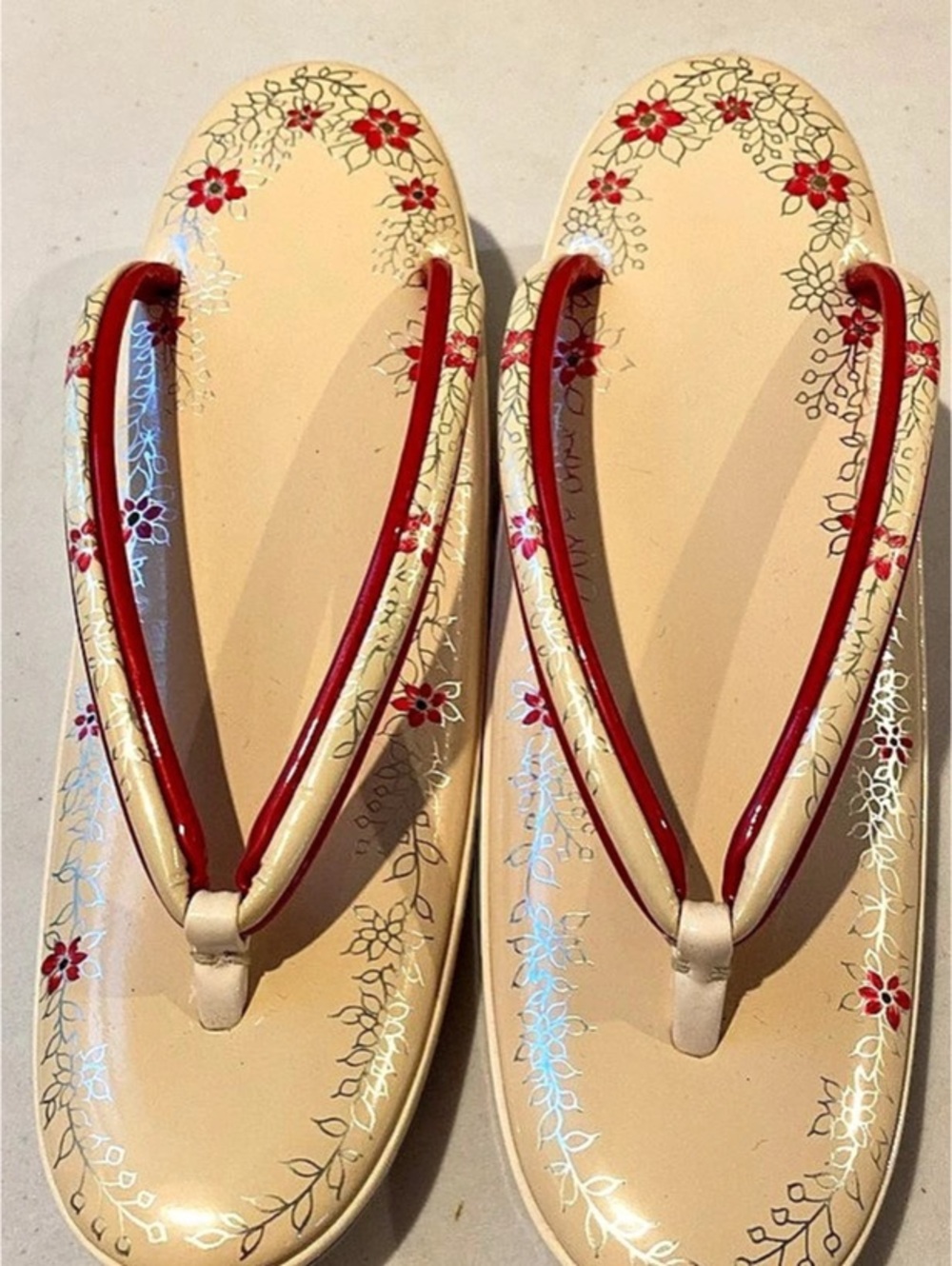 Floral Vintage Japanese Zori